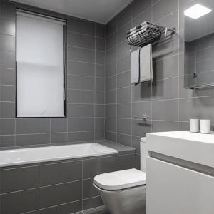 鱼骨纹墙砖300x600北欧卫生间洗手台背景瓷砖仿古砖印象派陶瓷3080