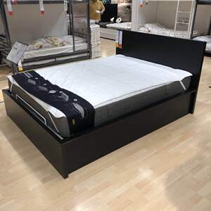 宜家正品ikea马尔姆高箱气压床带储物北欧简约卧室双人床免代购费