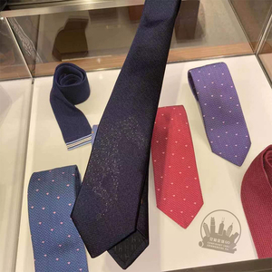 香港直邮专柜代购hermes爱马仕真丝领带新款礼盒纸袋送礼商务正品