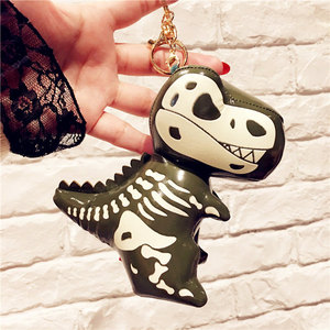 时尚创意小恐龙钥匙挂件 夜光汽车钥匙扣 玩偶小公仔挂饰情侣礼物
