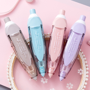 高科技烟熏按动修正带学生专用涂改带可换替芯高颜值女生小学生初中生