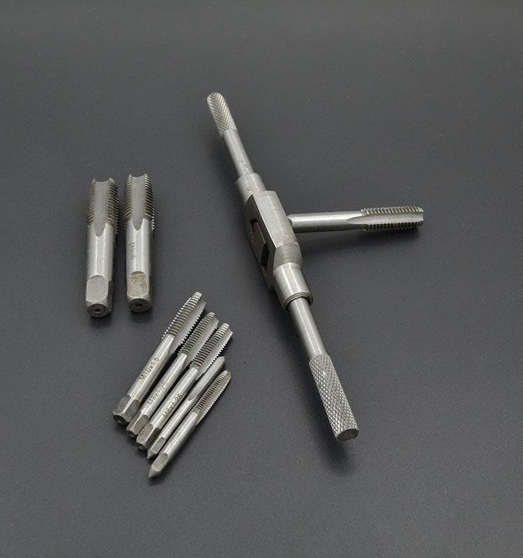 手用丝锥钻头丝攻螺纹钻头螺纹锥丝锥扳手工具丝牙丝攻套装公制m