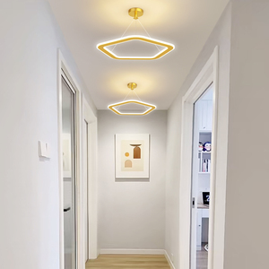 玄关灯入户灯现代简约2022年新款网红创意走廊过道门厅阳台小吊灯