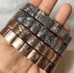 pink瑞典m铁天铁鐡镍铁陨石韦曼德陨铁手排手串男女款时尚宝石