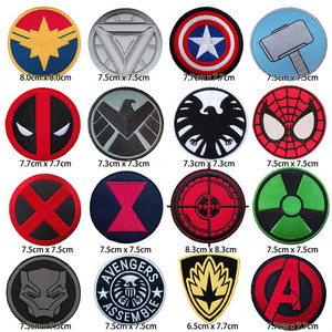 复仇者美国队长钢铁侠雷神浩克黑寡妇avenger电影布贴装饰补丁