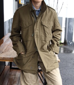 【buzz ricksons】美军m65 4袋军装夹克 军绿