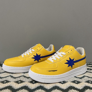 starwalk黄色蓝星小众流行休闲男鞋网红爆款潮流小白鞋低帮板鞋男