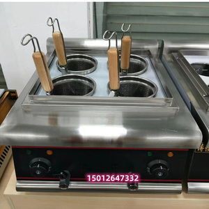 台式4头电热煮面炉商用488煮面机汤粉炉烫面锅麻辣烫机四孔饺子炉