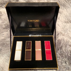 tomford新款口红套装国内现货 黑管白管限量粉管红管