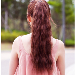 烟花烫玉米须假发