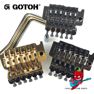 日产GOTOH 电吉他双摇琴桥 颤音系统 颤音器GE1996T 银色黑色金色