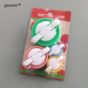 QZLKNIT毛线毛球器新款绒球器毛线球制作器一套4个DIY编织工具