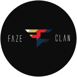 faze战队cs-go定制圆地毯电竞椅电脑椅办公椅通用圆地垫家居圆垫