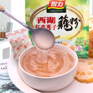 智力红枣莲子藕粉510g藕粉羹早餐冲饮即食小袋装代餐食品
