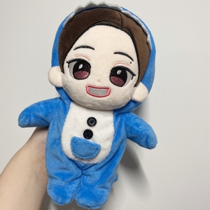 20cm韩国明星blackpink玩偶粉墨jennie金智妮娃娃衣毛绒公仔现货