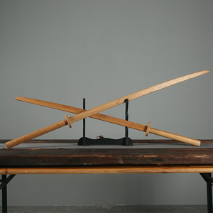 苗刀竹木刀剑道实木质刀武术训练习居合道日本武士刃cos动漫竹制