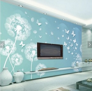 3d电视背景墙客厅简约现代墙纸背影墙装饰壁画5d欧式立体大气壁纸