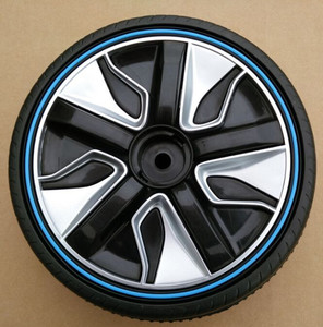 贝瑞佳je168宝马i8塑料 佳佳童车轮子轮胎儿童汽车电动车配件