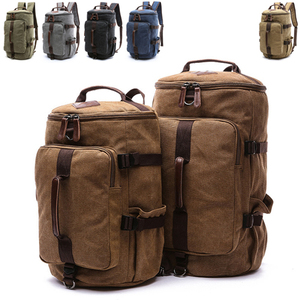 桶包运动健身包旅行包袋圆筒包休闲双肩包电脑包出差行李男士背包