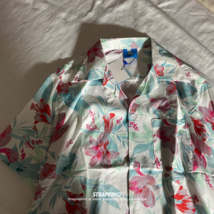 老式花卉 短袖花衬衫80年代日系复古vintage港风夏威夷男女泰国