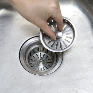 潜水艇厨房水槽水池水盆洗菜盆洗菜池下水器110/140漏斗提篮提笼