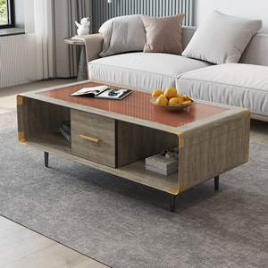 全铝家具铝合金茶几桌客厅家用北欧茶几轻奢高档阳台茶桌椅组合