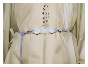 汉服宫绦扣绳饰道袍腰绳系带古风腰带如意玉带勾钩明制宋代男腰链