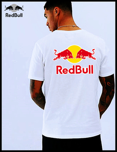 redbull红牛衣服重磅纯棉休闲运动足球短袖嘻哈街舞大赛跑酷t恤衫
