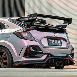 适用于21款两厢思域改装无限mugen1:1大尾翼新十代思域免打孔尾翼