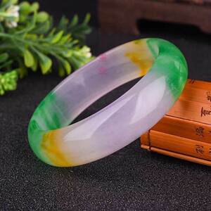 七彩翡翠手镯