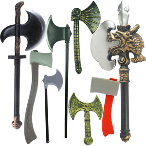 万圣节舞会表演道具塑料斧头装备道具骷髅斧蛇头斧龙头斧开山斧头
