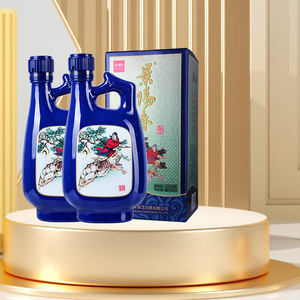 景芝酒52度500ml景阳春如意过节粮食白酒双瓶装高端浓香型送礼酒