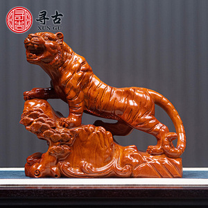 老虎木雕实木