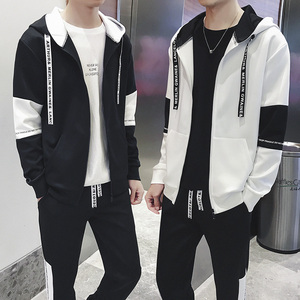 运动户外 运动休闲服装 运动套装 高中生16运动服套装男  118.