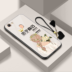 oppoa79手机壳oppo a79保护套0pp0a防摔opa79玻璃镜面0ppoa忠于自己