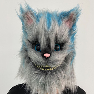猫脸面具全脸仿真立体可爱成人搞笑猫咪表演直播道具动物头套男女