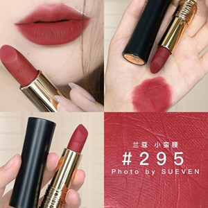 兰蔻菁纯哑光口红小蛮腰丝绒雾面持久显色