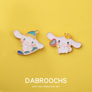 日韩卡通胸针ins可爱美乐蒂玉桂狗金属徽章胸章男女创意小配饰