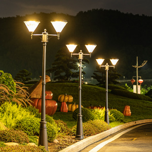 太阳能庭院灯景观3米户外防水室外花园别墅照明小区高杆路灯超亮