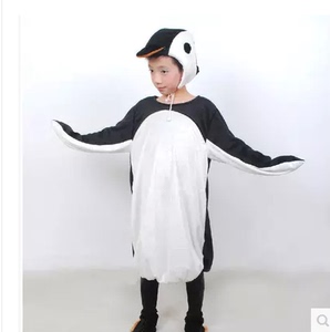 儿童成人动物表演服装 小荷风采幼企鹅 长款外套演出舞蹈镇店之宝