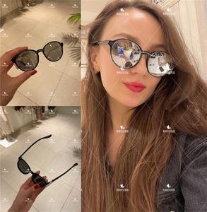 5折 linda farrow琳达·法罗英国代购22款圆形窄腿太阳眼镜墨镜女