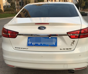 福特福睿斯尾翼 福瑞斯改装专用带烤漆免打孔尾翼汽车装饰定风翼