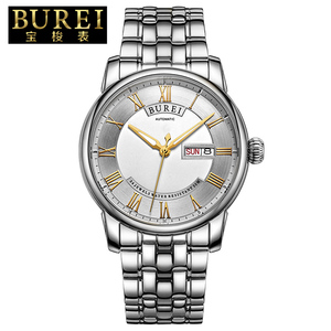 burei/宝梭手表男全自动机械表男士腕表