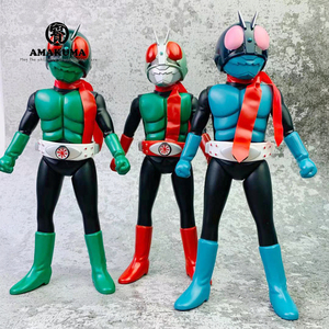 日本 特摄软胶 假面骑士 假面超人 sofubi 人偶模型摆件