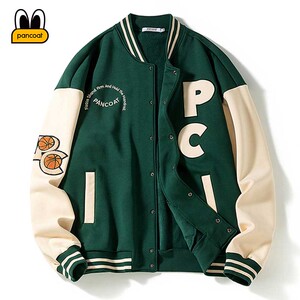 【狂欢价】pancoat vibe风棒球服男秋装情侣美式运动