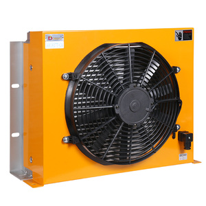 东旭液压风冷却器ah1417t铝合金翅片散热器随车吊大功率油冷却器