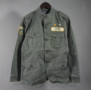 出口尾单男士制式多兜外套立领纯棉水洗做旧制服休闲军旅外套夹克