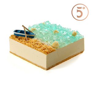 5客cake地中海香草芝士海洋沙滩芝士蛋糕成都同城配送-含樱桃酒