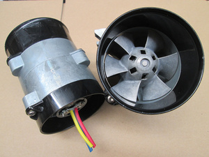 汽车改装强劲大功率电动涡轮增压器 12v 16.5a 10cm 超级暴力风扇