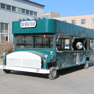 多功能电动四轮餐车移动摆摊商用美食地摊手推早餐油炸小吃车